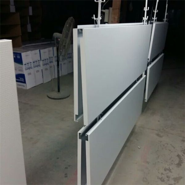 啟辰4s店專用吊頂沖孔勾搭鋁單板柳葉孔鋁單板吊頂 (14)