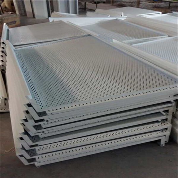 啟辰4s店專用吊頂沖孔勾搭鋁單板柳葉孔鋁單板吊頂 (29)