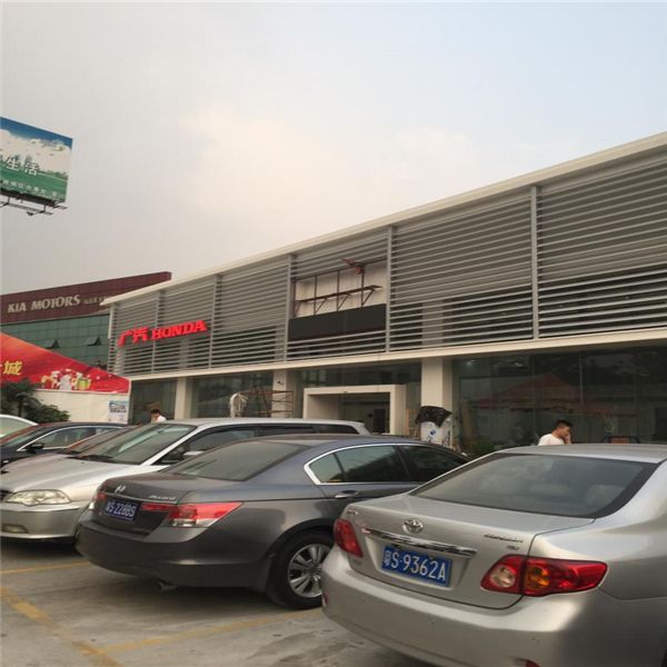 廣本汽車4s店木紋鋁單板勾搭鋁單板吊頂 (10)