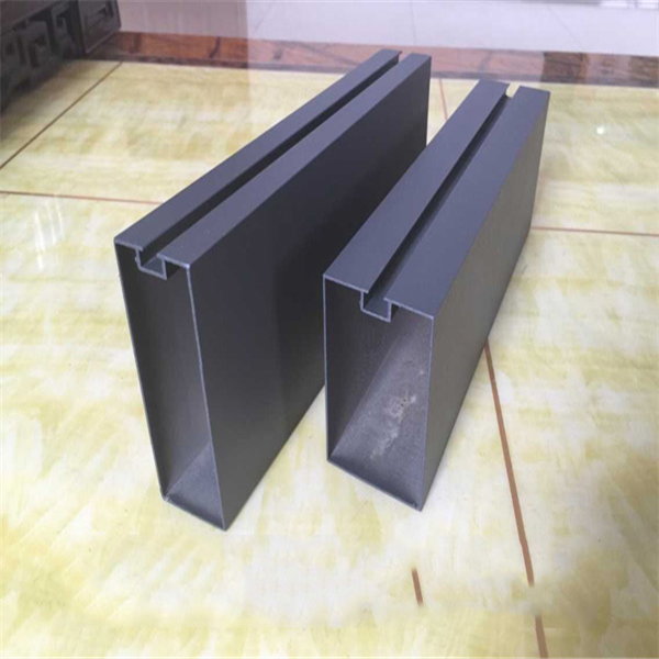 廣西型材鋁方通廠家 接待室仿木色鋁方通吊頂凹槽鋁方通吊頂