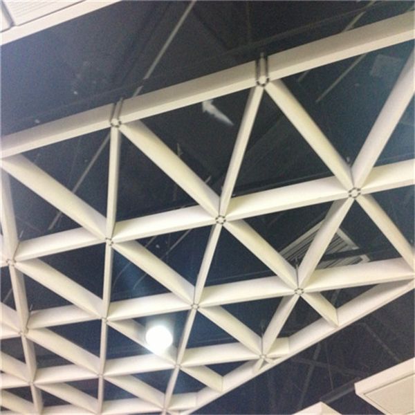 廣州金騰達(dá)三角形格子鋁格柵吊頂 (2)