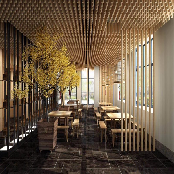 陜西鋁圓管廠家 地鐵站木紋鋁圓管吊頂 優(yōu)質(zhì)圓管天花材料 鋁合金圓管吊頂建筑