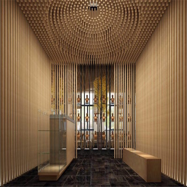 浙江鋁圓管廠家 木紋轉印鋁圓通天花 吊頂鋁圓管天花