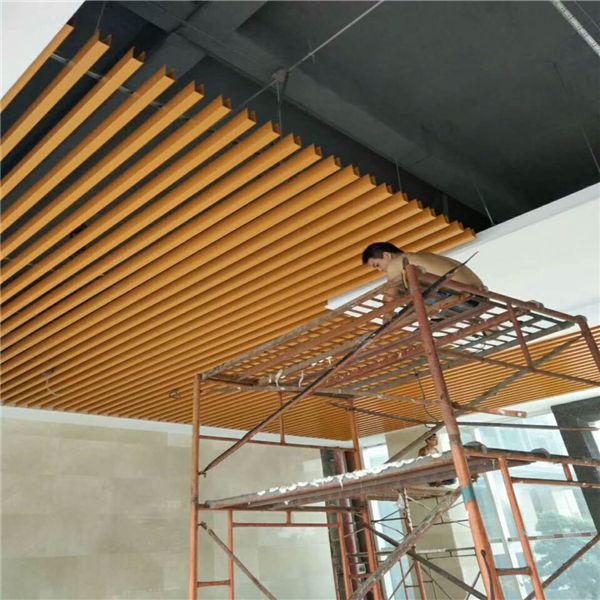 廣東金騰達鋁方通廠木紋鋁方通u鋁方通吊頂 (15)